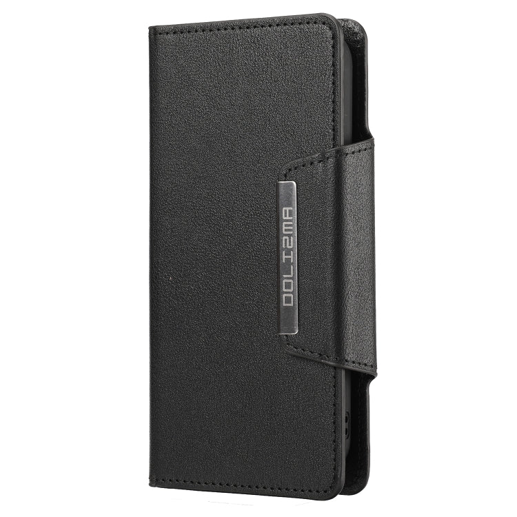 For iPhone 13 Pro Ultra-thin Detachable Silk Texture Horizontal Flip PU Leather Case with Card Slots & Wallet & Photo Frame