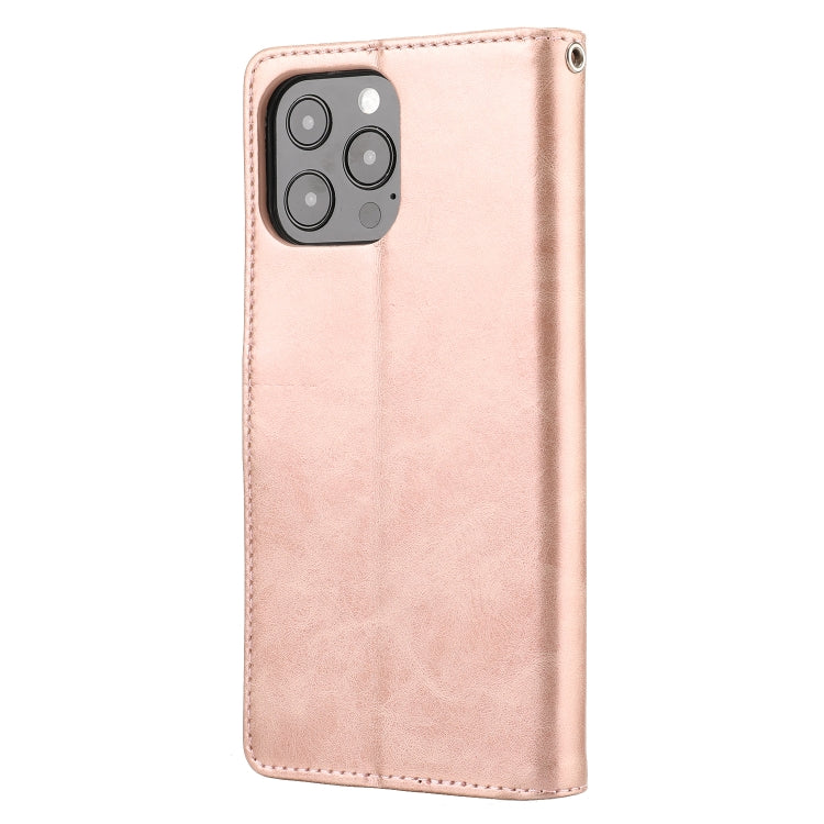 For iPhone 13 Pro Max Crazy Horse Texture Horizontal Flip PU Leather Case with Holder & Card Slots & Wallet & Photo Frame