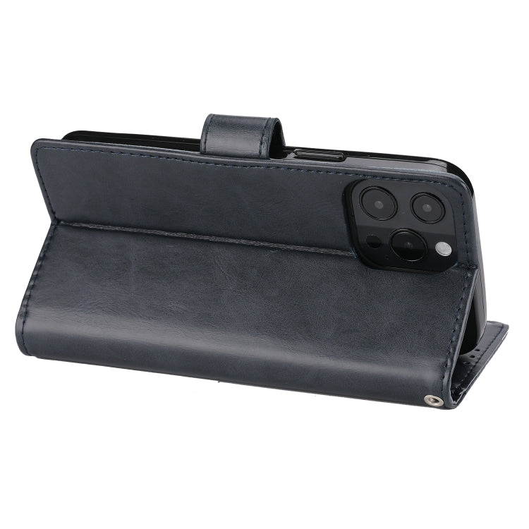 For iPhone 13 Pro Max Crazy Horse Texture Horizontal Flip PU Leather Case with Holder & Card Slots & Wallet & Photo Frame