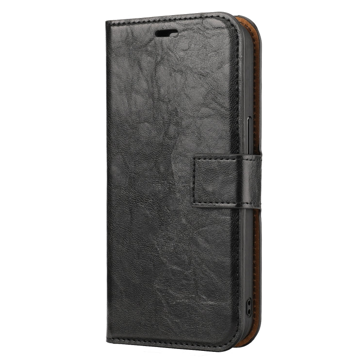 For iPhone 13 Crazy Horse Texture Detachable Horizontal Flip PU Leather Case with Holder & Card Slots & Wallet & Photo Frame
