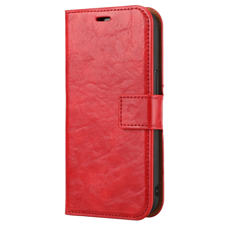 For iPhone 13 Crazy Horse Texture Detachable Horizontal Flip PU Leather Case with Holder & Card Slots & Wallet & Photo Frame