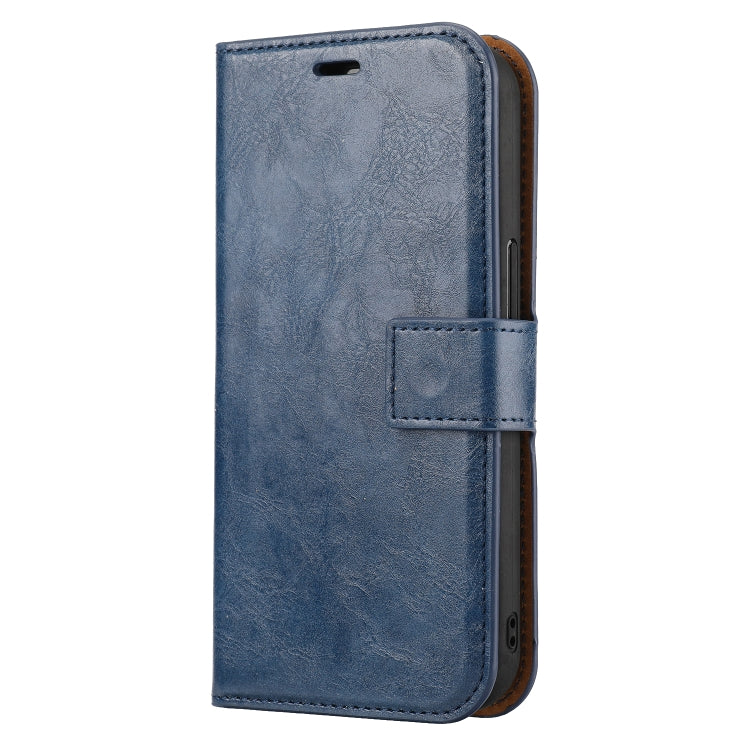 For iPhone 13 Crazy Horse Texture Detachable Horizontal Flip PU Leather Case with Holder & Card Slots & Wallet & Photo Frame