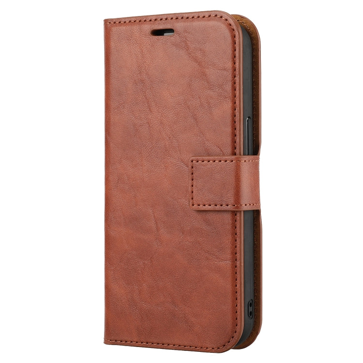 For iPhone 13 Crazy Horse Texture Detachable Horizontal Flip PU Leather Case with Holder & Card Slots & Wallet & Photo Frame