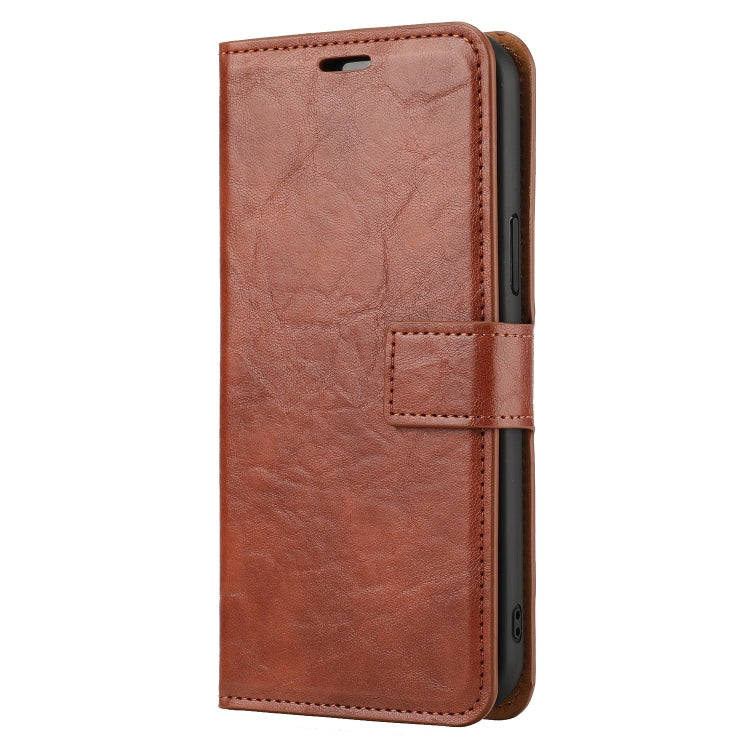 For iPhone 13 Pro Crazy Horse Texture Detachable Horizontal Flip PU Leather Case with Holder & Card Slots & Wallet & Photo Frame