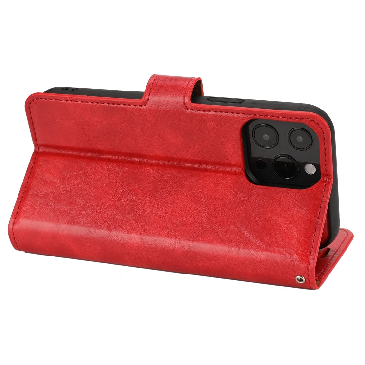 For iPhone 13 Pro Max Crazy Horse Texture Detachable Horizontal Flip PU Leather Case with Holder & Card Slots & Wallet & Photo Frame
