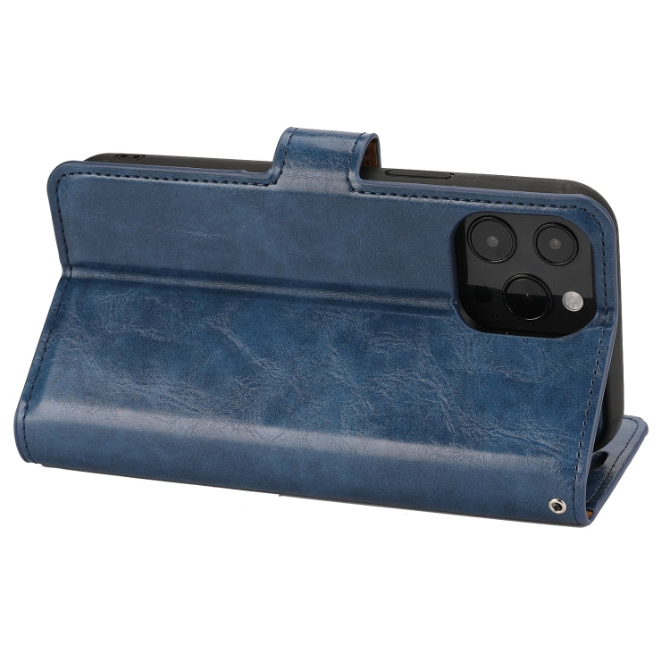 For iPhone 13 Pro Max Crazy Horse Texture Detachable Horizontal Flip PU Leather Case with Holder & Card Slots & Wallet & Photo Frame