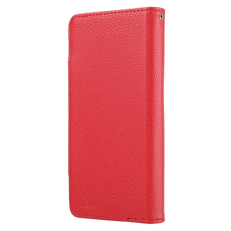 For iPhone 13 mini Litchi Texture Detachable Horizontal Flip PU Leather Case with Holder & Card Slots & Wallet & Photo Frame
