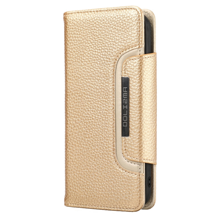 For iPhone 13 Litchi Texture Detachable Horizontal Flip PU Leather Case with Holder & Card Slots & Wallet & Photo Frame
