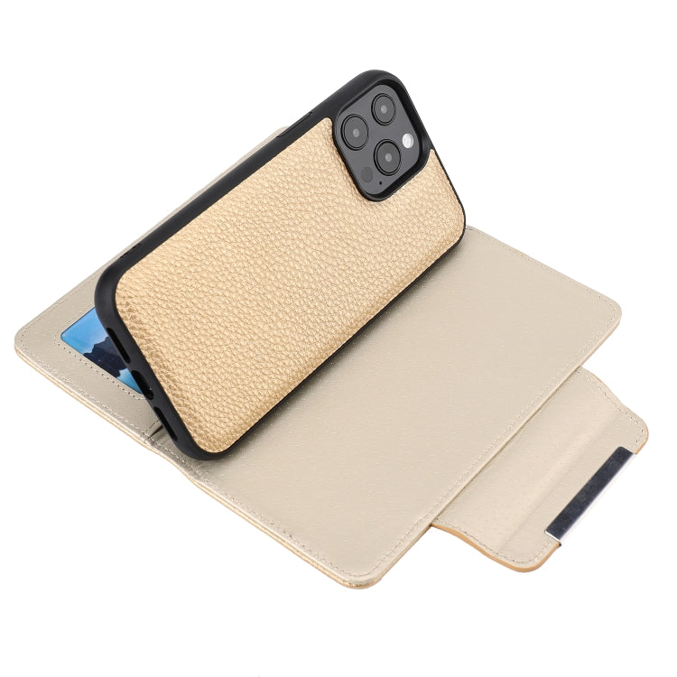For iPhone 13 Pro Max Litchi Texture Detachable Horizontal Flip PU Leather Case with Holder & Card Slots & Wallet & Photo Frame