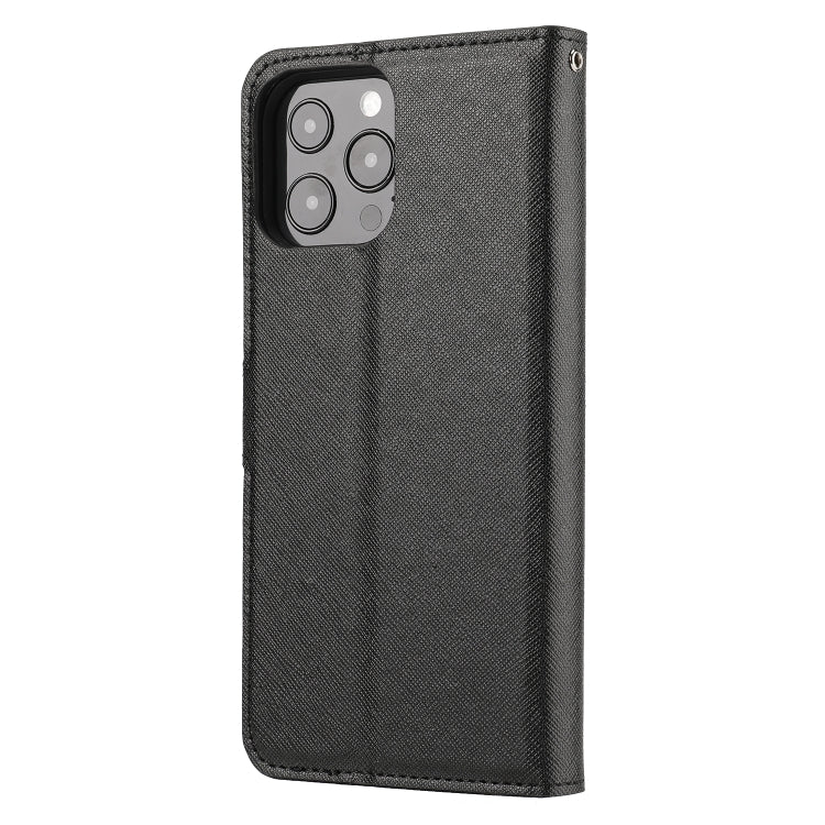 For iPhone 13 Pro Cross Texture Detachable Horizontal Flip PU Leather Case with Holder & Card Slots & Wallet & Photo Frame