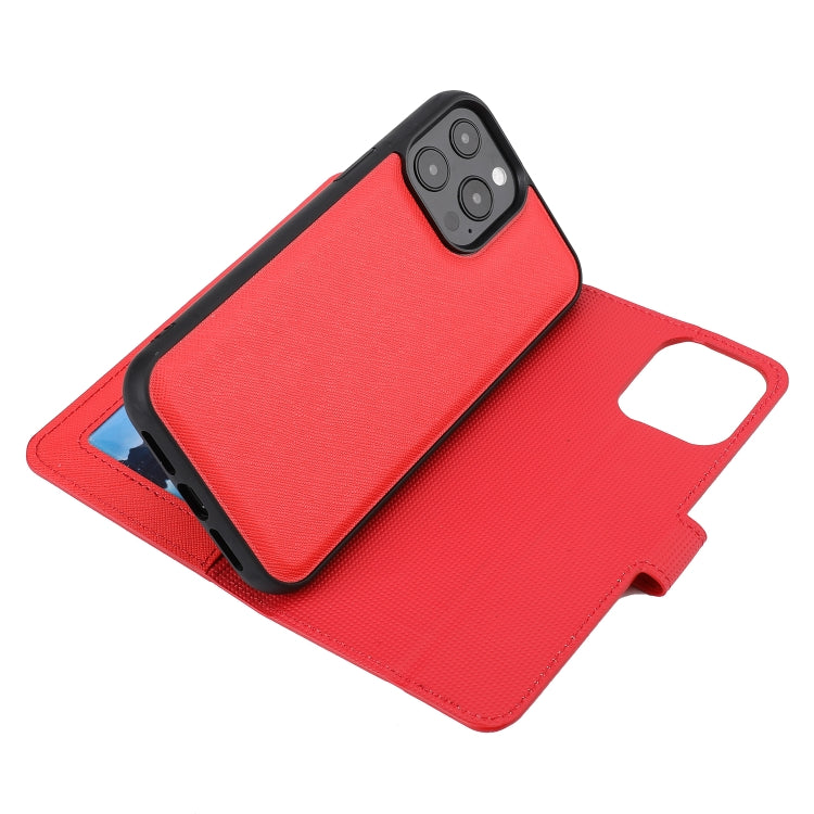 For iPhone 13 Pro Cross Texture Detachable Horizontal Flip PU Leather Case with Holder & Card Slots & Wallet & Photo Frame
