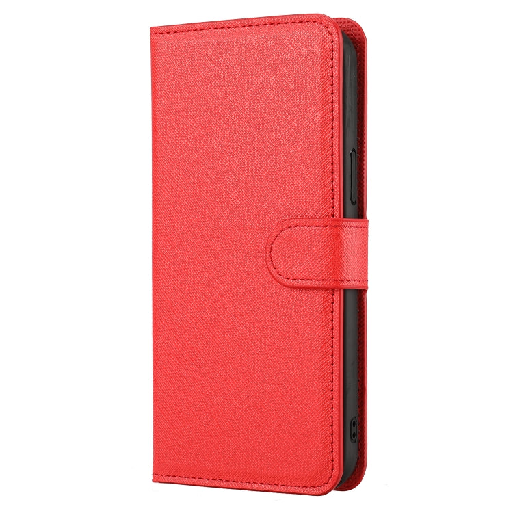 For iPhone 13 Pro Max Cross Texture Detachable Horizontal Flip PU Leather Case with Holder & Card Slots & Wallet & Photo Frame
