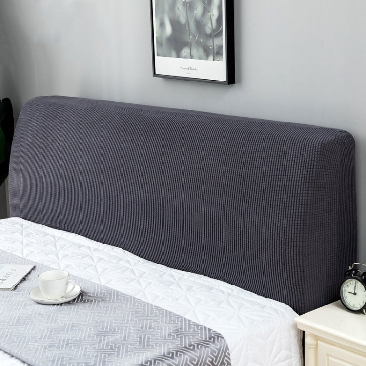 Polar Fleece Elastic Full Covered Headboard Dust Cover, Size:150cm