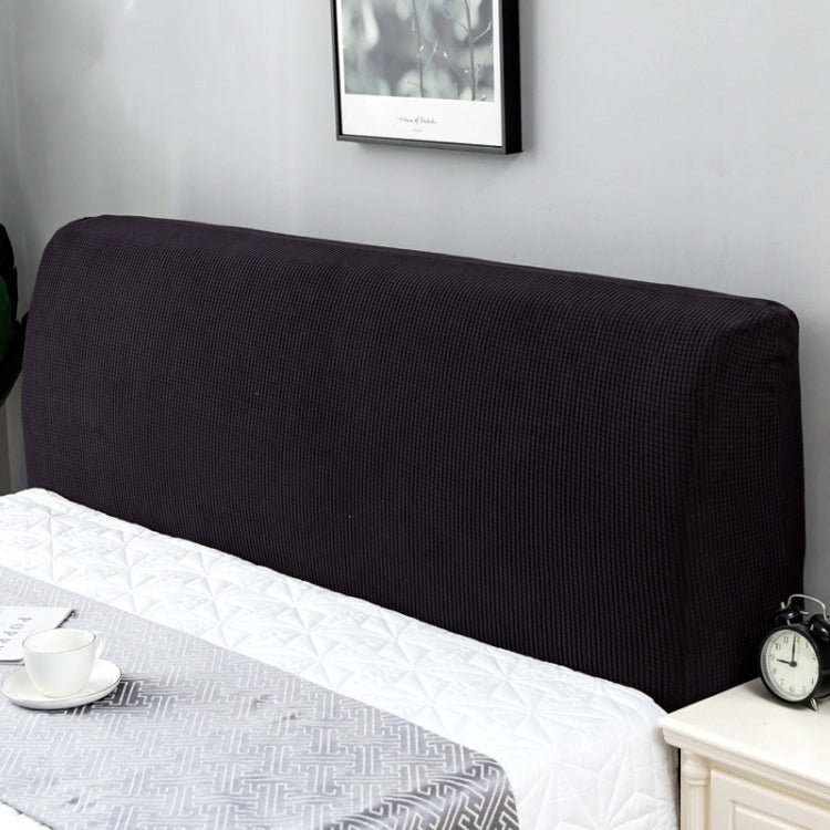 Polar Fleece Elastic Full Covered Headboard Dust Cover, Size:150cm