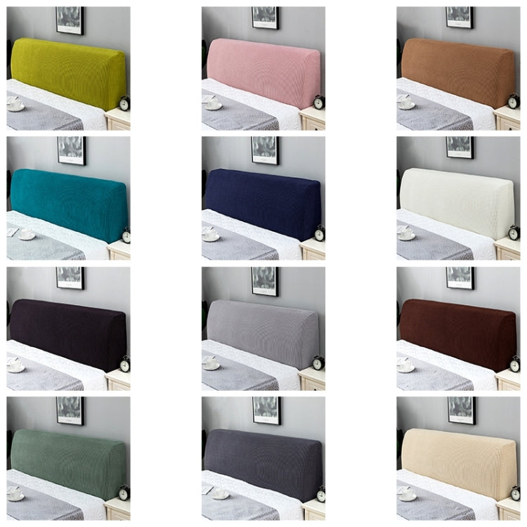 Polar Fleece Elastic Full Covered Headboard Dust Cover, Size:150cm