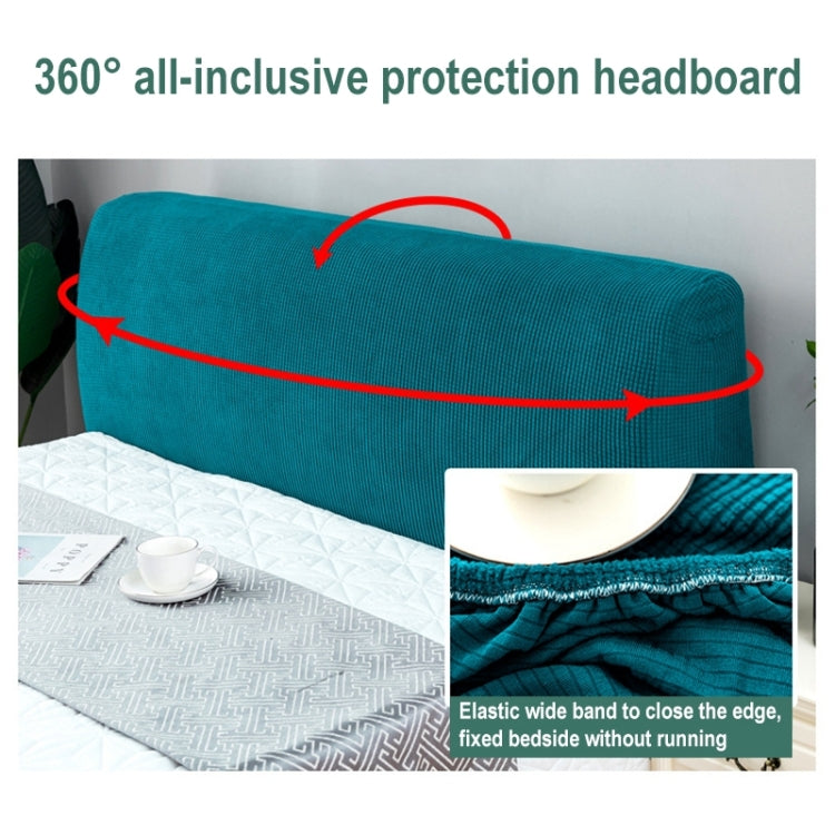 Polar Fleece Elastic Full Covered Headboard Dust Cover, Size:150cm