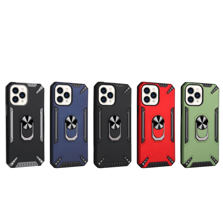 For iPhone 13 Pro Max PC + TPU Protective Case with 360 Degrees Rotatable Ring Holder