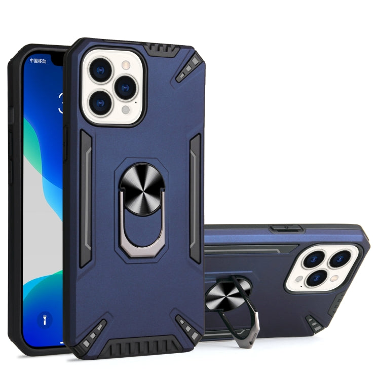 For iPhone 13 Pro Max PC + TPU Protective Case with 360 Degrees Rotatable Ring Holder