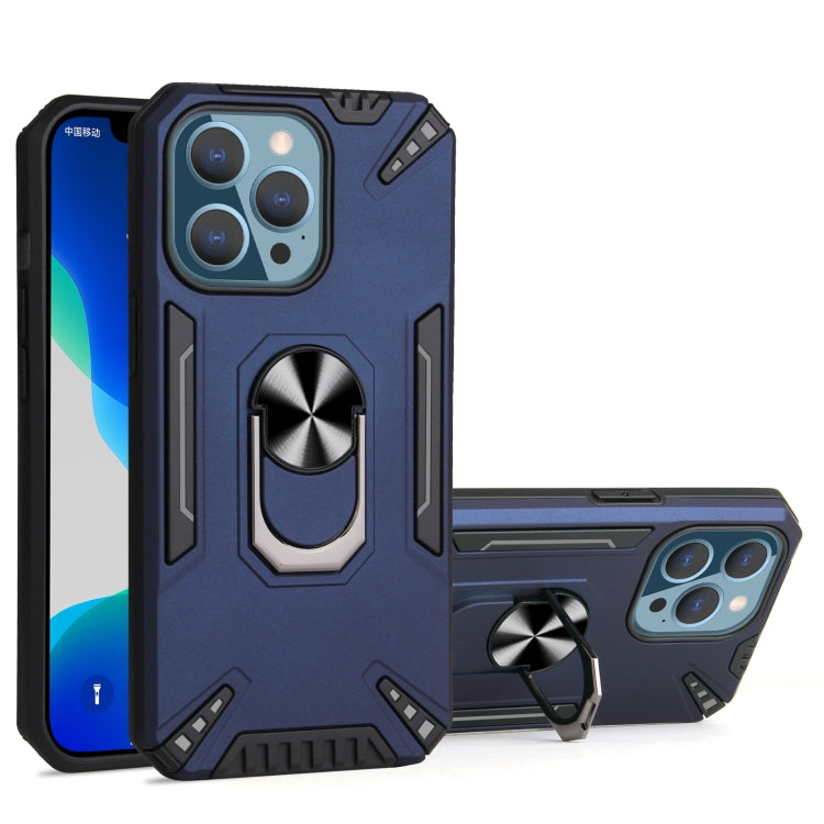 For iPhone 13 Pro PC + TPU Protective Case with 360 Degrees Rotatable Ring Holder