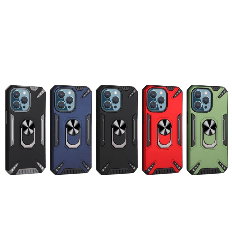 For iPhone 13 Pro PC + TPU Protective Case with 360 Degrees Rotatable Ring Holder