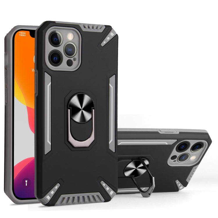 For iPhone 12 Pro Max PC + TPU Protective Case with 360 Degrees Rotatable Ring Holder