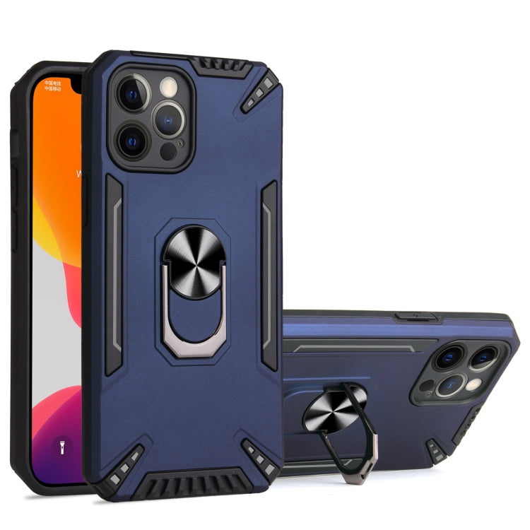 For iPhone 12 Pro Max PC + TPU Protective Case with 360 Degrees Rotatable Ring Holder