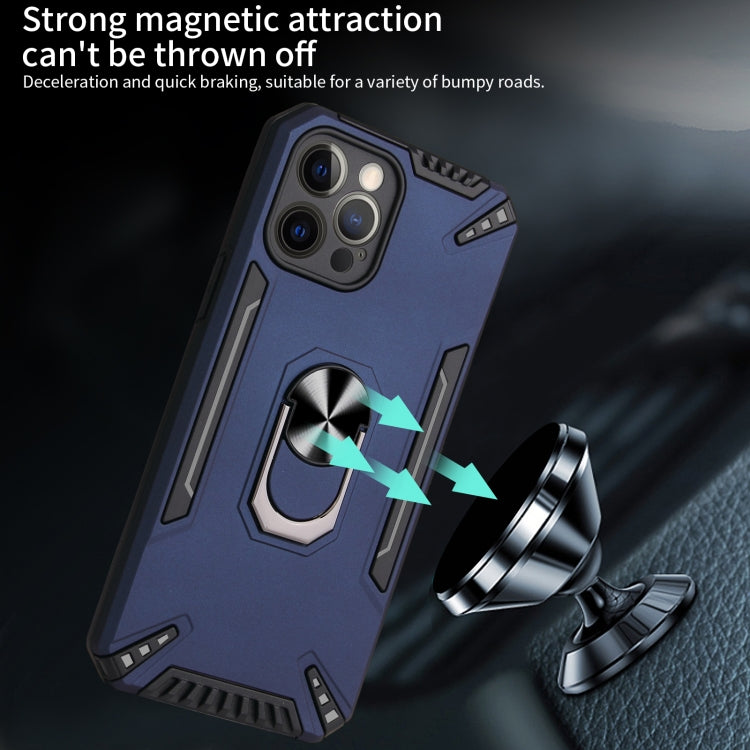 For iPhone 12 Pro Max PC + TPU Protective Case with 360 Degrees Rotatable Ring Holder