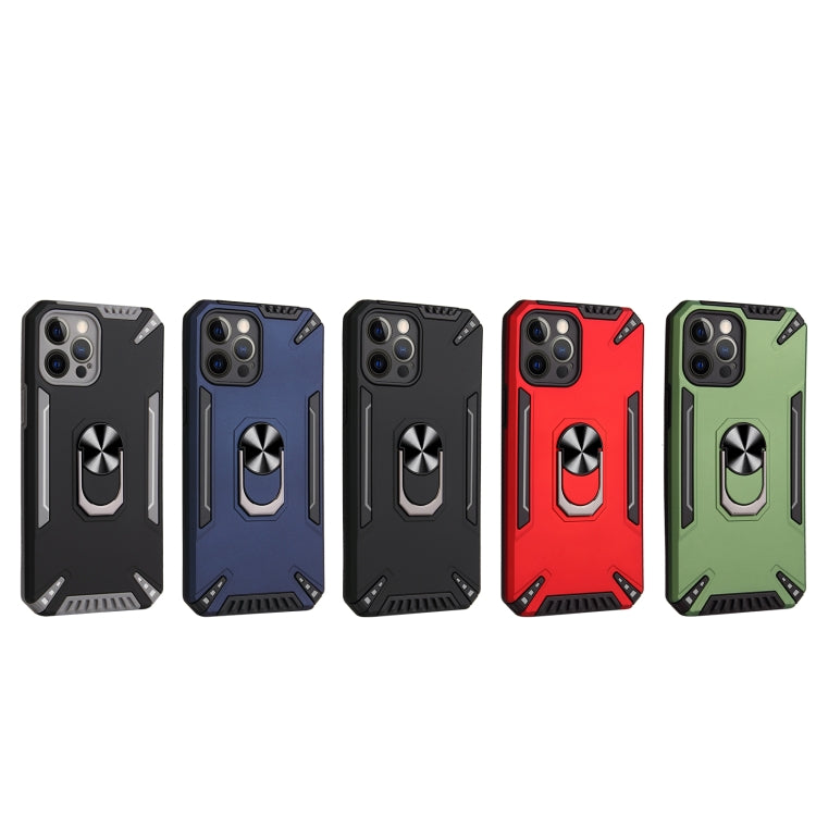 For iPhone 12 Pro Max PC + TPU Protective Case with 360 Degrees Rotatable Ring Holder