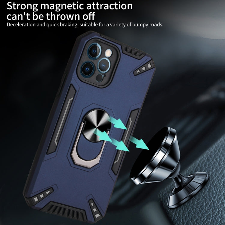 For iPhone 12 Pro PC + TPU Protective Case with 360 Degrees Rotatable Ring Holder