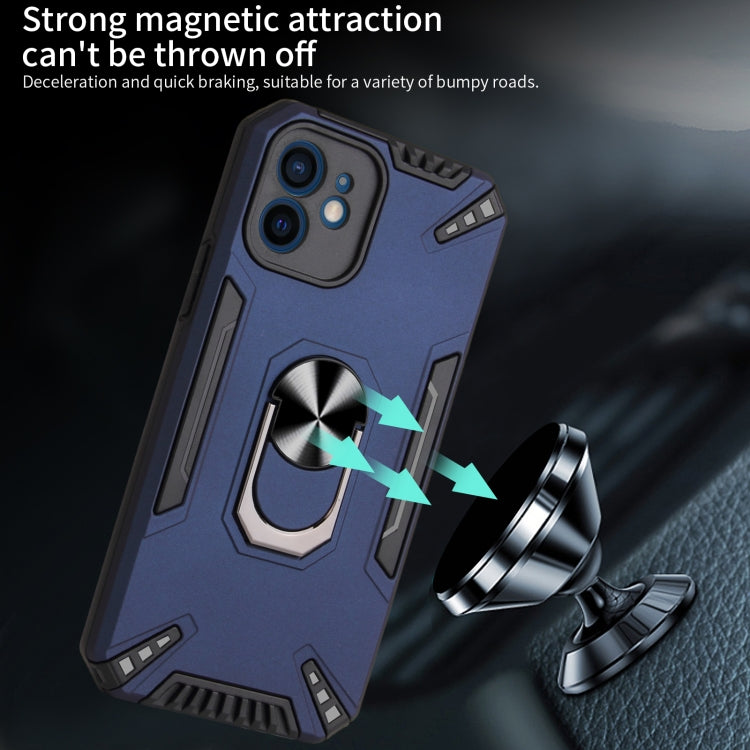 For iPhone 12 PC + TPU Protective Case with 360 Degrees Rotatable Ring Holder