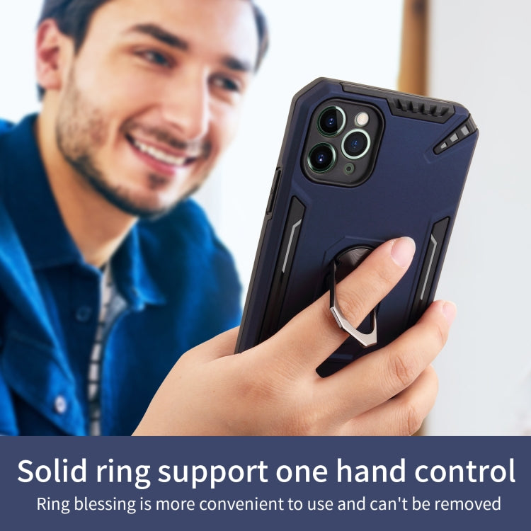 PC + TPU Protective Case with 360 Degrees Rotatable Ring Holder For iPhone 11 Pro Max