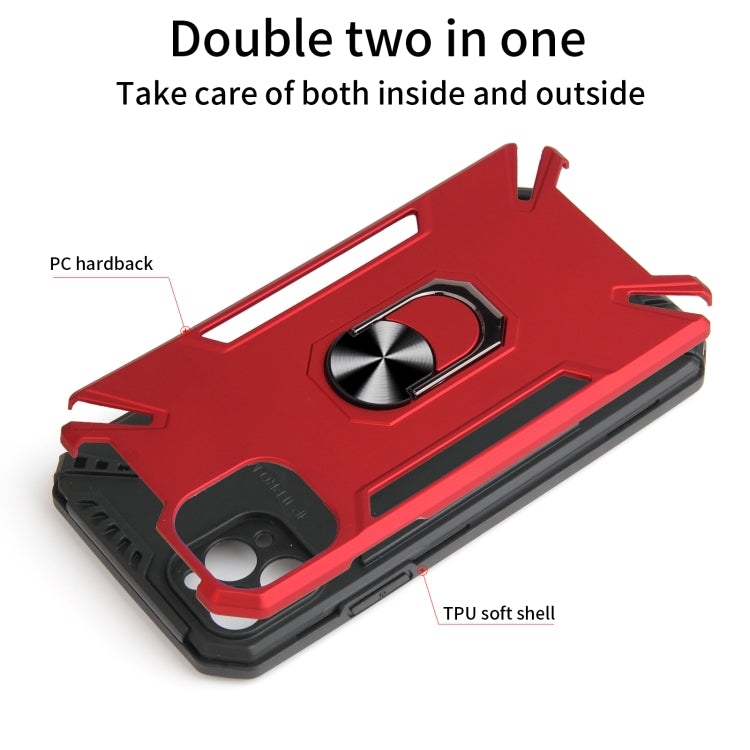 PC + TPU Protective Case with 360 Degrees Rotatable Ring Holder For iPhone 11 Pro Max