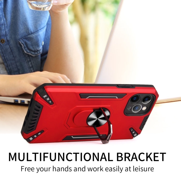 PC + TPU Protective Case with 360 Degrees Rotatable Ring Holder For iPhone 11 Pro
