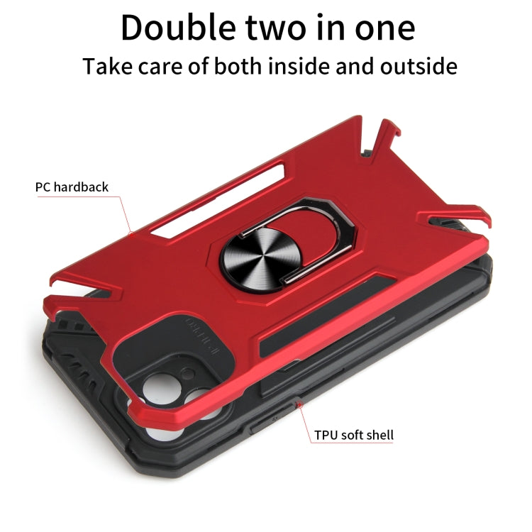 PC + TPU Protective Case with 360 Degrees Rotatable Ring Holder For iPhone 11 Pro