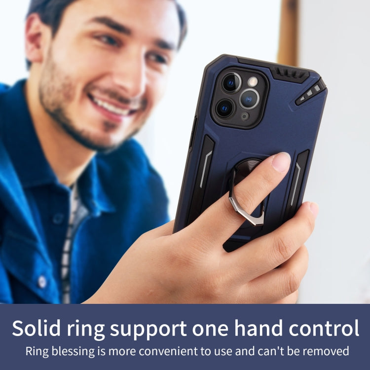PC + TPU Protective Case with 360 Degrees Rotatable Ring Holder For iPhone 11 Pro