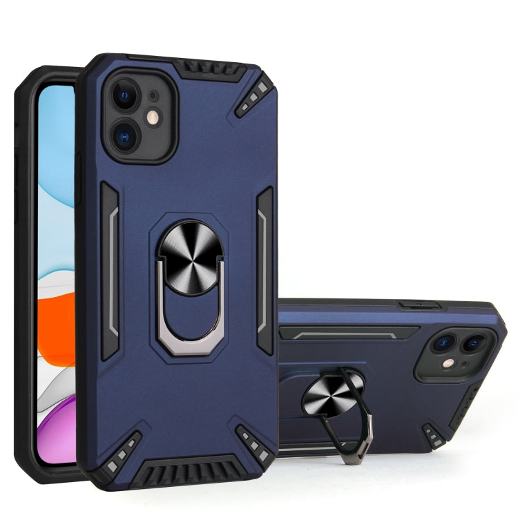PC + TPU Protective Case with 360 Degrees Rotatable Ring Holder For iPhone 11