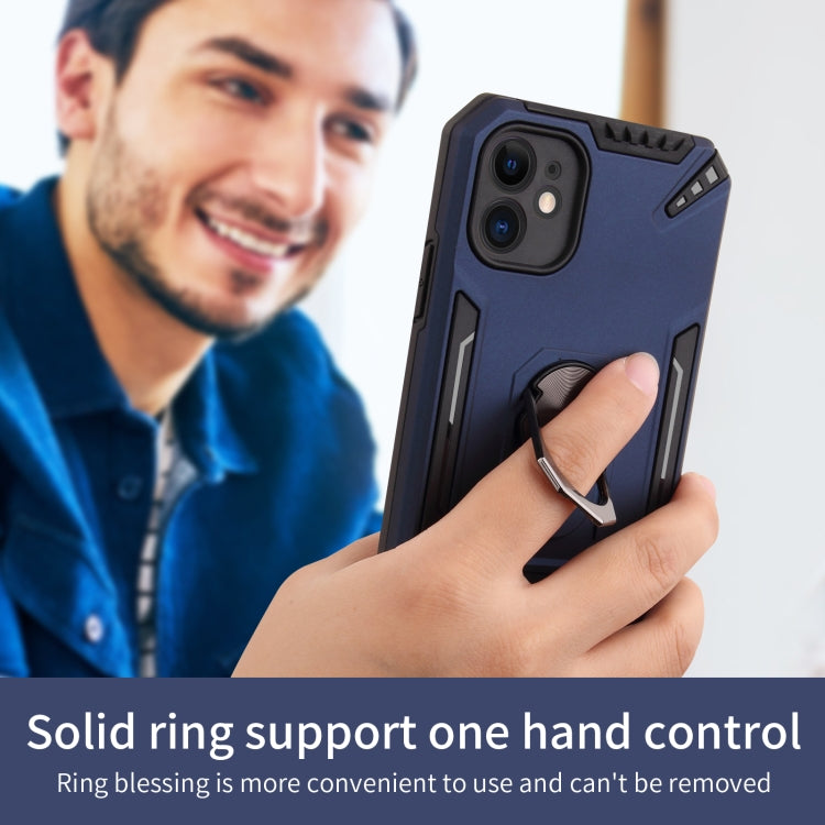 PC + TPU Protective Case with 360 Degrees Rotatable Ring Holder For iPhone 11