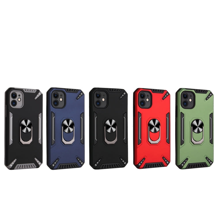 PC + TPU Protective Case with 360 Degrees Rotatable Ring Holder For iPhone 11