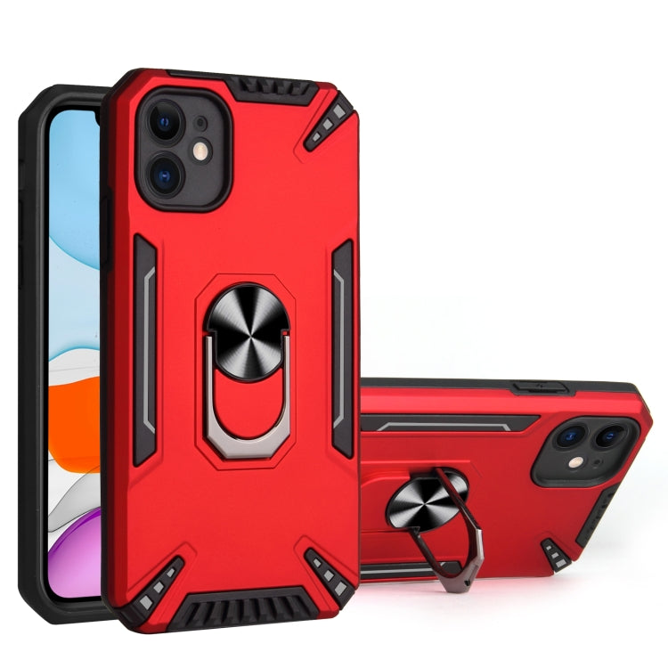 PC + TPU Protective Case with 360 Degrees Rotatable Ring Holder For iPhone 11