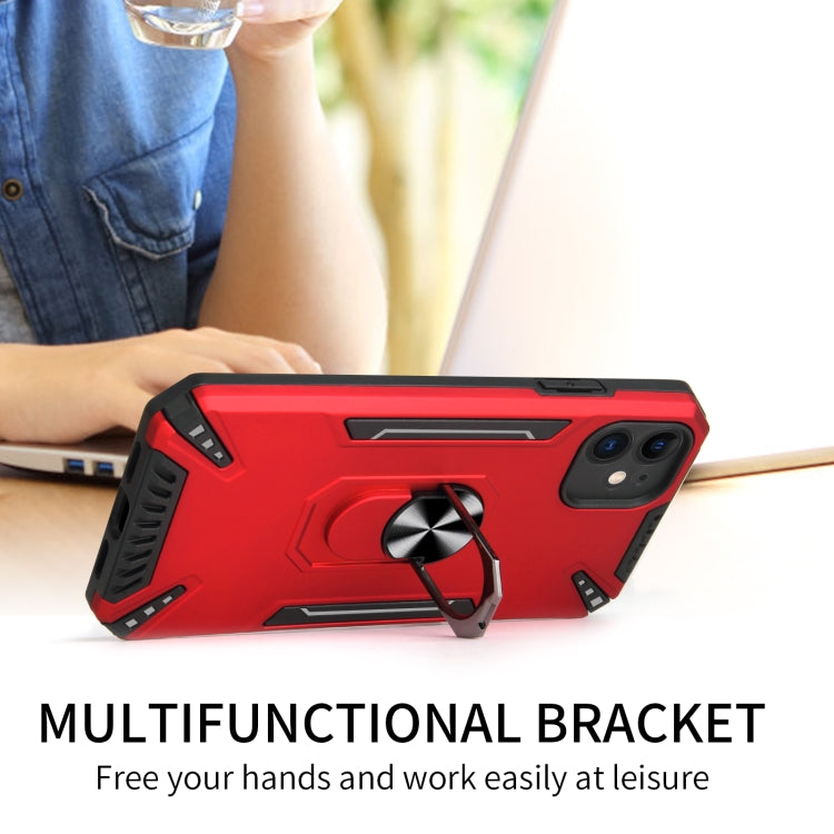 PC + TPU Protective Case with 360 Degrees Rotatable Ring Holder For iPhone 11