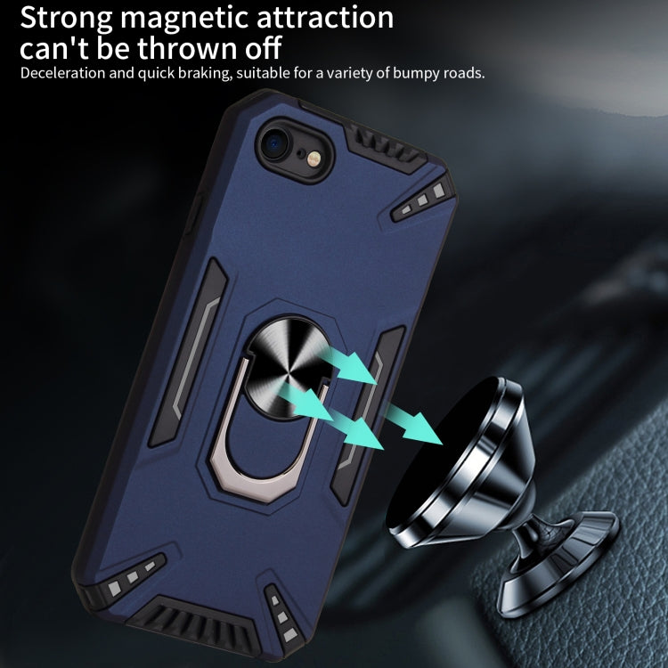 For iPhone SE 2022 / SE 2020 / 8 / 7 PC + TPU Protective Case with 360 Degrees Rotatable Ring Holder
