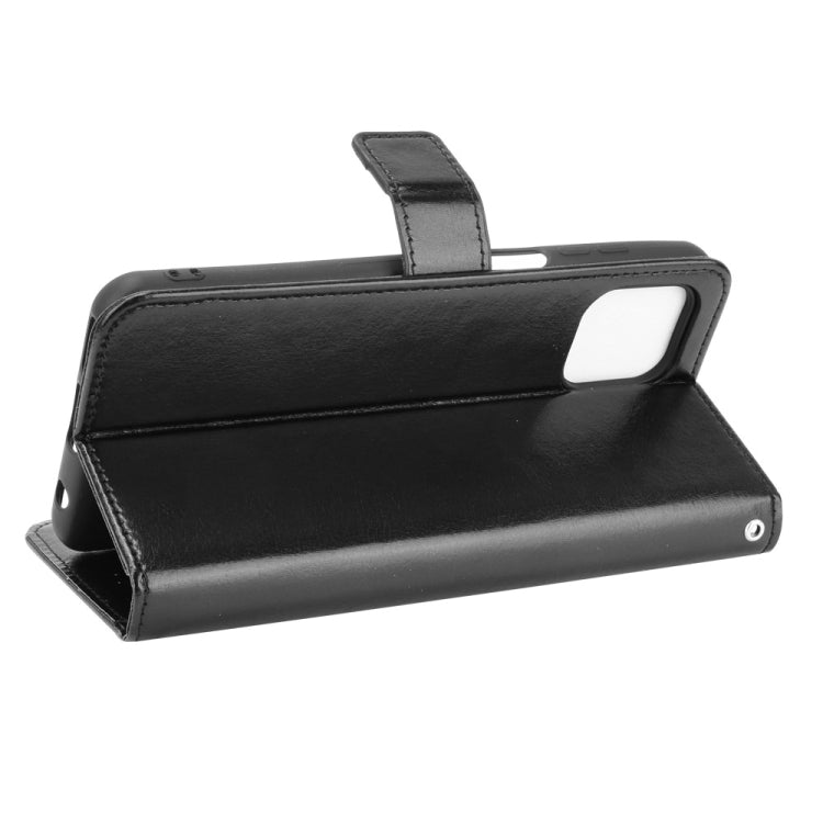 For Motorola Moto Edge 20 Lite Crazy Horse Texture Horizontal Flip Leather Case with Holder & Card Slots & Lanyard