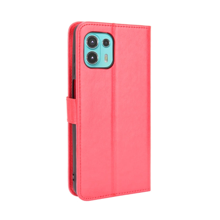 For Motorola Moto Edge 20 Lite Crazy Horse Texture Horizontal Flip Leather Case with Holder & Card Slots & Lanyard