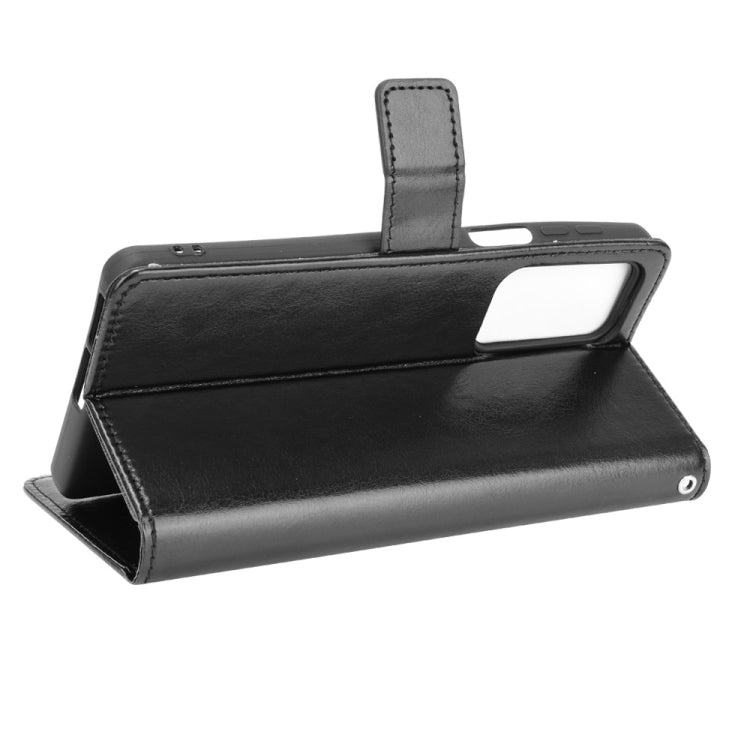 For Motorola Moto Edge 20 Pro / Edge S Pro Crazy Horse Texture Horizontal Flip Leather Case with Holder & Card Slots & Lanyard