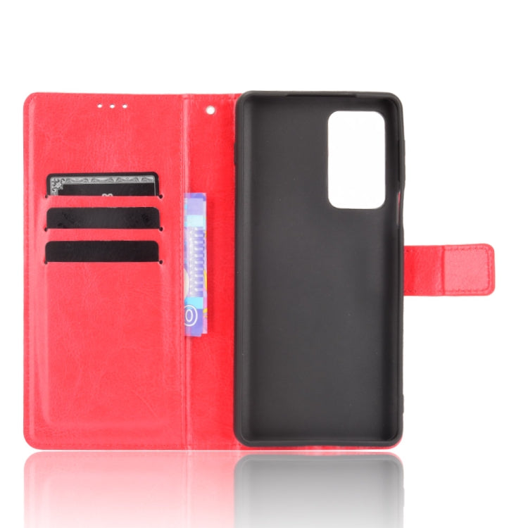 For Motorola Moto Edge 20 Pro / Edge S Pro Crazy Horse Texture Horizontal Flip Leather Case with Holder & Card Slots & Lanyard