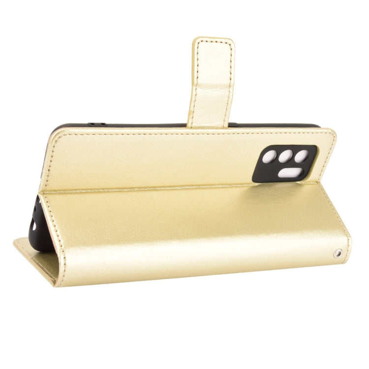 For OPPO Reno6 Z Crazy Horse Texture Horizontal Flip Leather Case with Holder & Card Slots & Lanyard