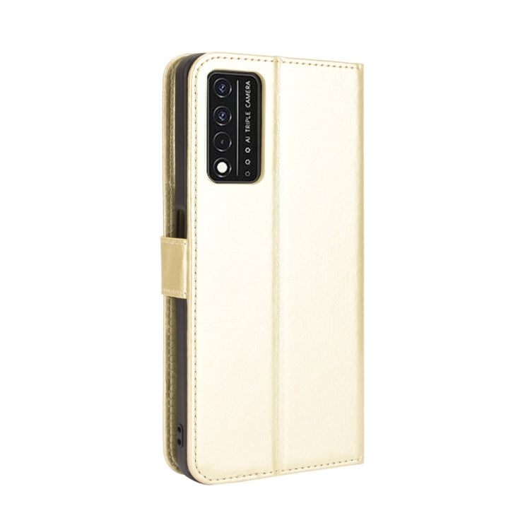 For T-Mobile REVVL V+ 5G Crazy Horse Texture Horizontal Flip Leather Case with Holder & Card Slots & Lanyard
