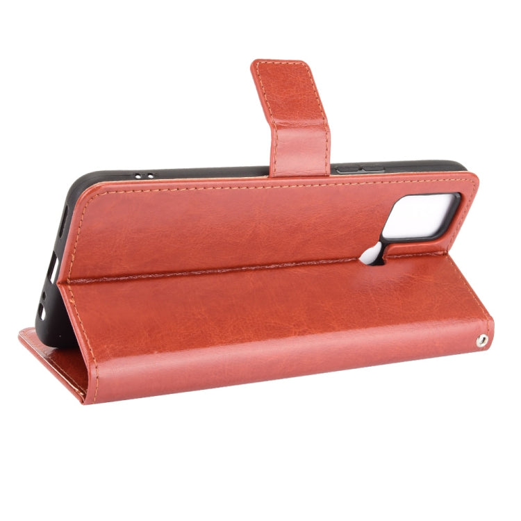 For Infinix Hot 10s X689 Crazy Horse Texture Horizontal Flip Leather Case with Holder & Card Slots & Lanyard