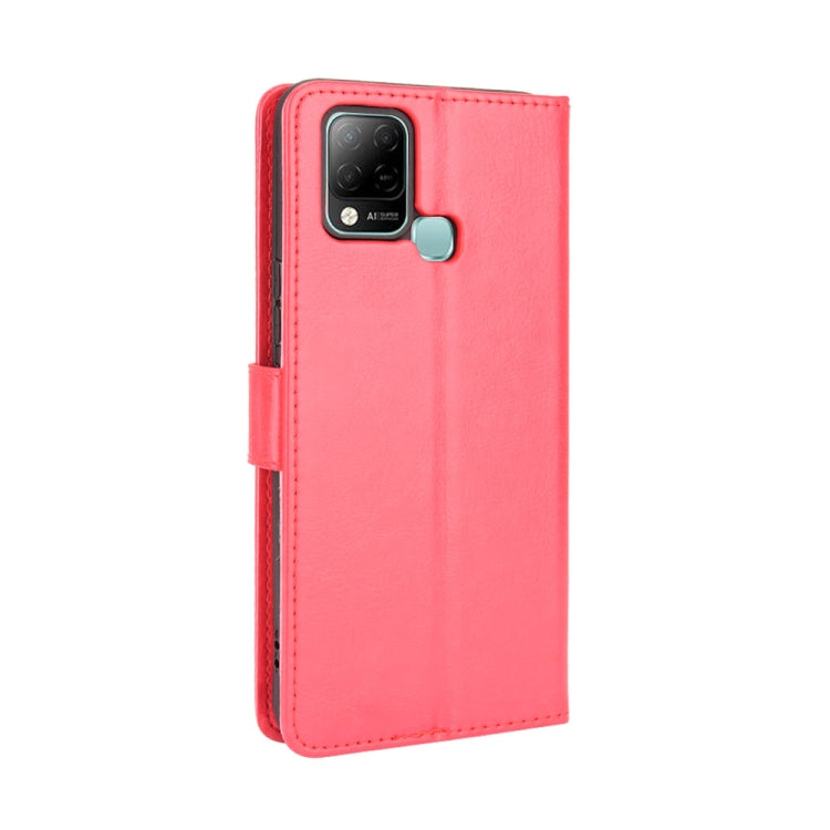 For Infinix Hot 10s X689 Crazy Horse Texture Horizontal Flip Leather Case with Holder & Card Slots & Lanyard