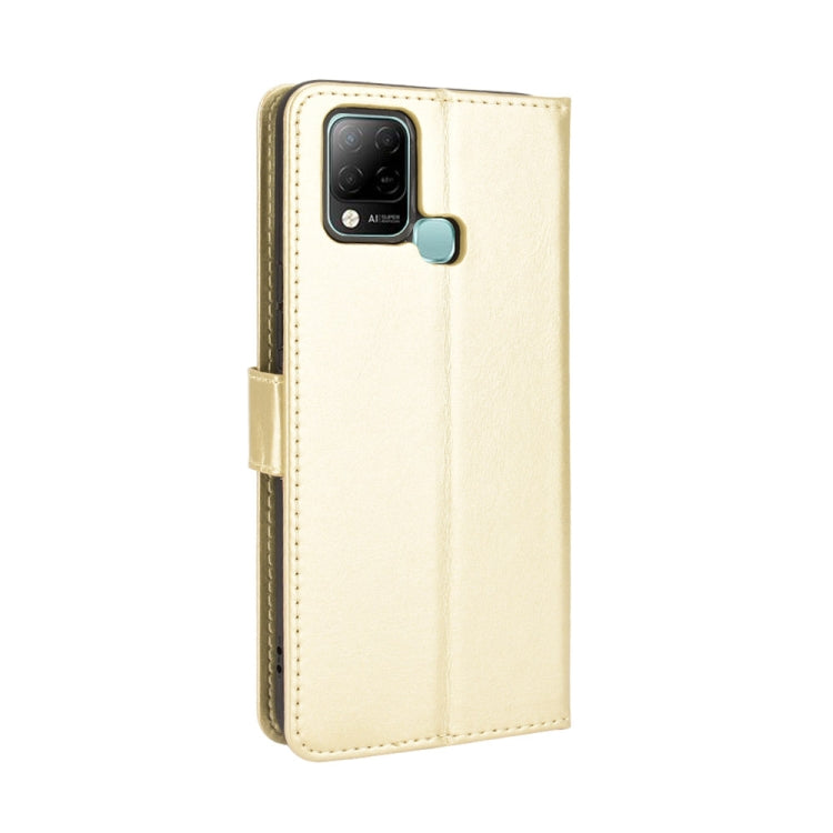 For Infinix Hot 10s X689 Crazy Horse Texture Horizontal Flip Leather Case with Holder & Card Slots & Lanyard